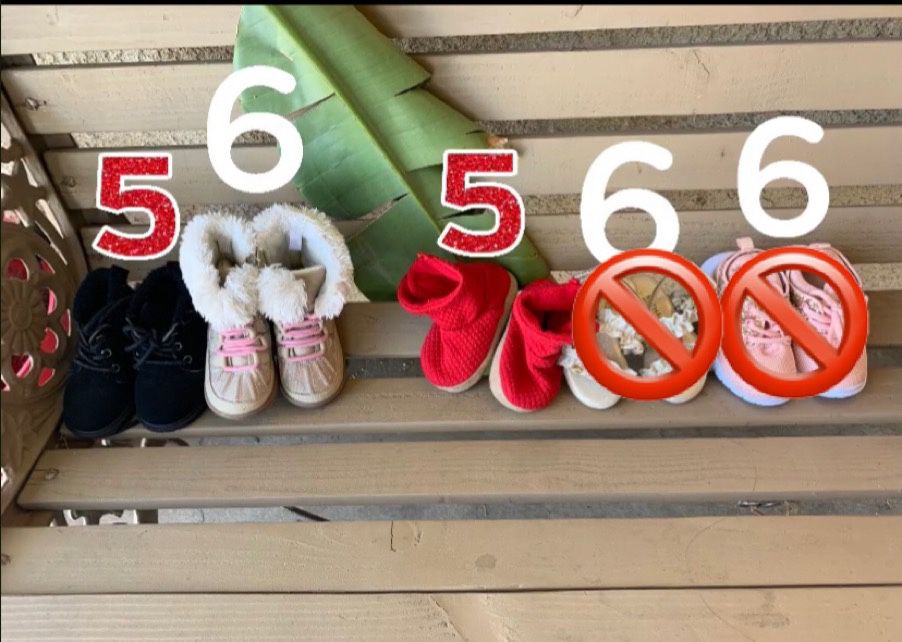 Free shoes size 5 & 6 in toddlers