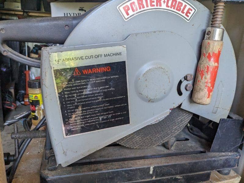 Porter Cable 14” abrasive cutoff Saw