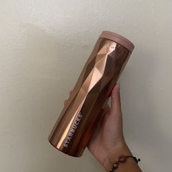 New Starbucks Rose Gold Stainless Steel Water Bottle