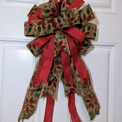 Beautiful 14" x 24" Holidays Bow