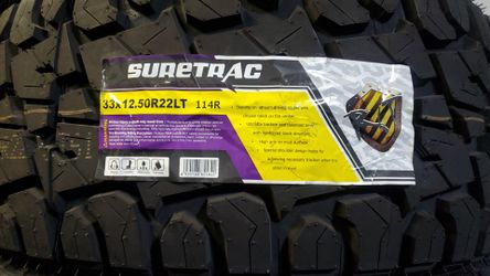 SURETRAC TIRES | 33×12.50R22LT 114R