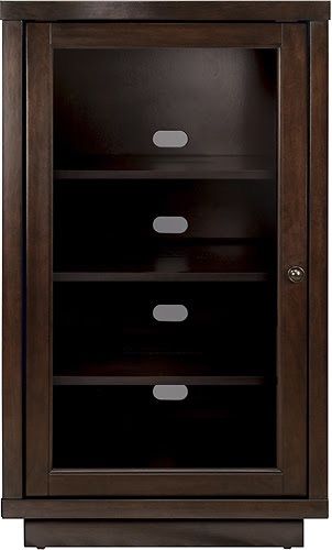 USED Bell’O 390 Enclosed AV Component Cabinet – Espresso Finish!