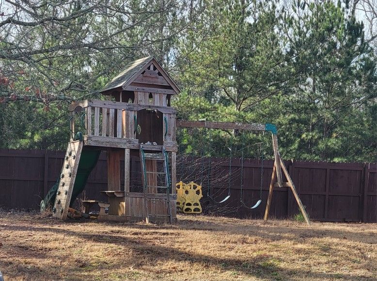 Jungle Gym Swing Set