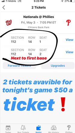 Phillies tickets!!!
