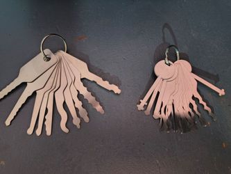 Automotive Locksmith Jiggler J Keys 16/10 keys