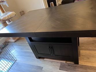 Counter height dining table