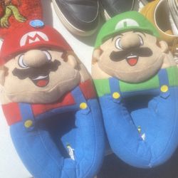 Mario Luigi Slippers Kids 