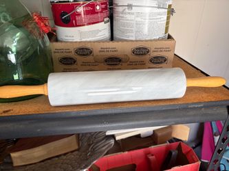 Marble rolling pin