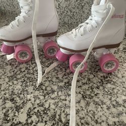 Little girls like new rollerskates size 12