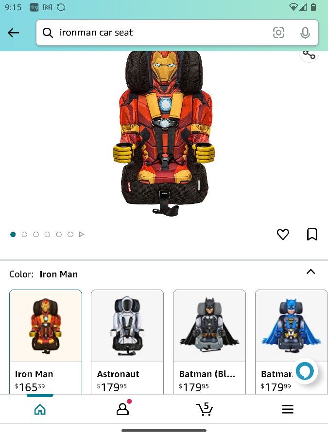 Car Seat Ironman 