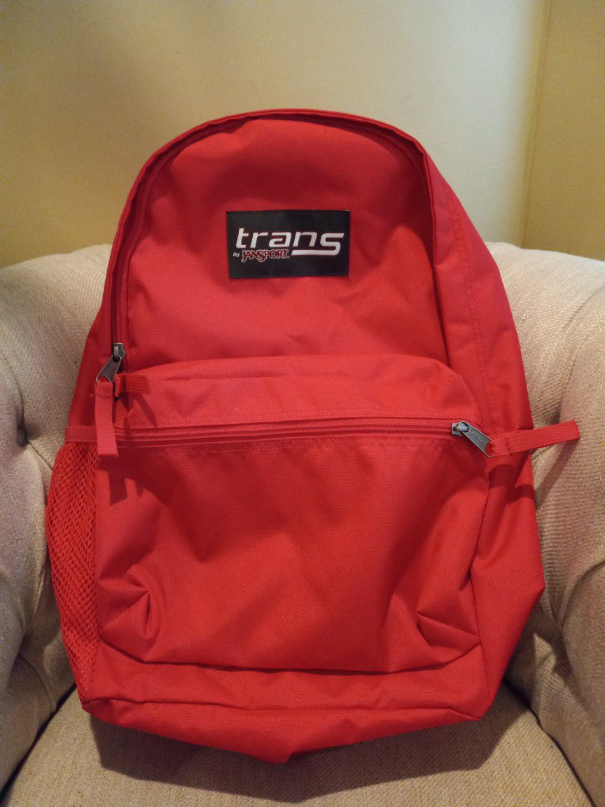 Trans by Jansport red backpack