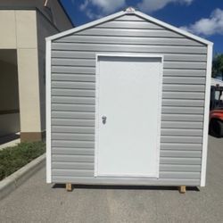 8x10 Vinyl Shed (Hurricane-rated)