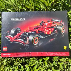LEGO Technic Ferrari SF-24 F1 Car Model Kit for Adult F1 Fans 42207