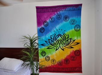 Hippie Tapestry Seven Chakras