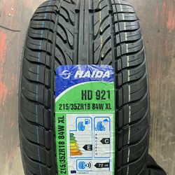 BRAND NEW SET (4) 215 35 18 TIRES !!!