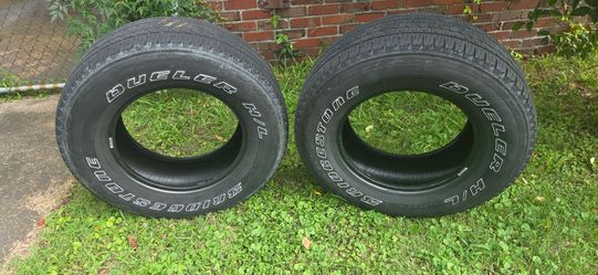 2 bridgestone 265/70R/17 duelor tires