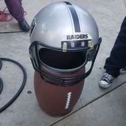 Raiders Helmet Trash can  $125 Firm..