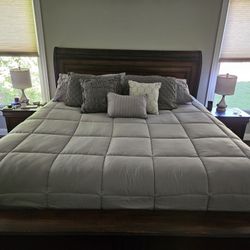 King Bed and Night Stands  - Mattress NOT included 