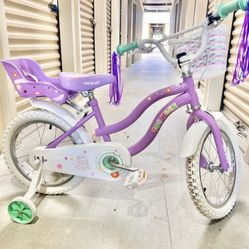 Bicycle Purple with Basket & Doll Seat