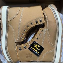 Caribú Soft Toe Work Boots Size 7-12