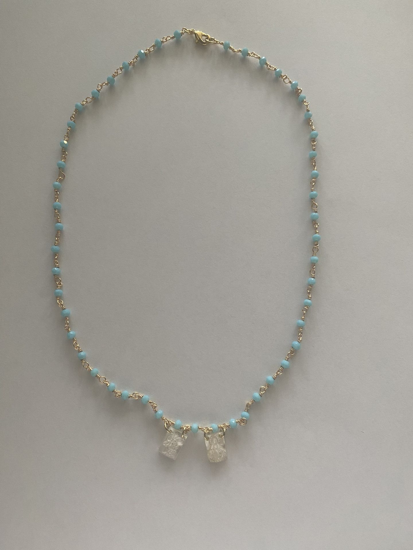 Leslie Boules Catholic Scapula Necklace