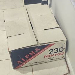 Nikko Rack Mount Alpha 230 Amp