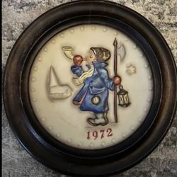 Eleven Framed Hummel Plates 