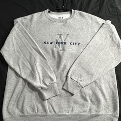 Vintage NYC Crewneck Sweatshirt Grey