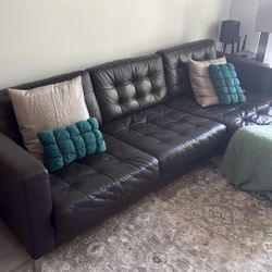 IKEA Leather Couch