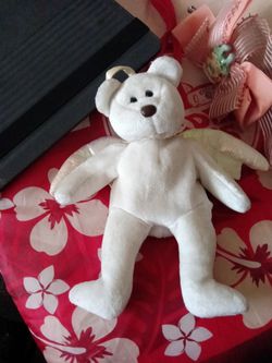 Halo (1998) Guardian Angel Bear TY Beanie Baby Rare & Retired