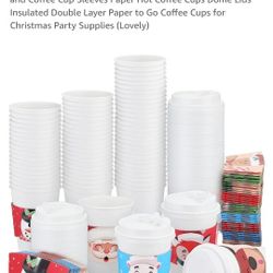 Christmas Hot Beverage Cups New