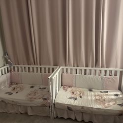Crib/ Toddler Bed With Mattress