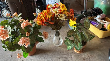 Artificial Flower Pots