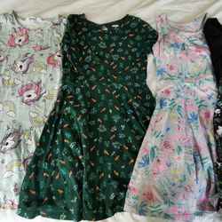 Girl clothes , tops, shorts, dresses 6-8 T