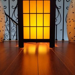 Japanese box light End Table 