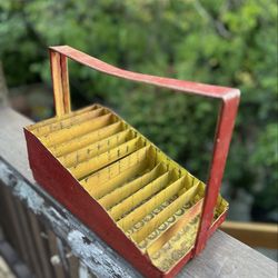 Vintage tool / craft caddy organizer