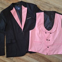 Tuxedo Jacket Vest set size 3XL NWT Wedding Prom Formal Business Professional