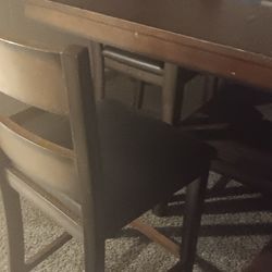 7 Chair Wooden Table