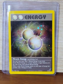 Miracle Energy (16/105) card Neo Destiny Pokémon TCG 2002