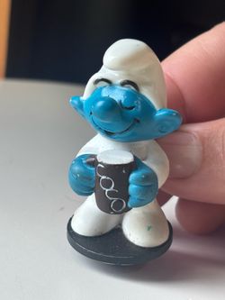 Vintage Smurf Figurine Collection – 10 Figures – Peyo/ENTEX 1980s
