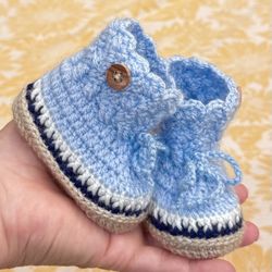 Baby Booties Crochet Newborn (0to 3 Months