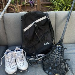 Lacrosse Full Girls Set - Shoes, Stick, Guard, Bag 