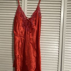 Red Fredrick’s Of Hollywood Nightgown Size L