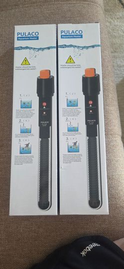 2 new  PULACO 300Watt Aquarium Heater