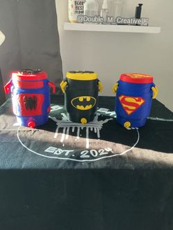 Superhero-Themed Soda Can Holder- Custom 3D Printed