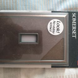 Somerset #662691, 1-gang  Wall plate, Bronze Patina, (5) Total 