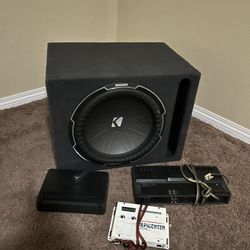 Kicker Speaker, epicenter Amplifier, JL AUDIO SUB WOOFER ,JL AUDIO BASS