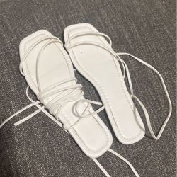 Laced Up Sandles 