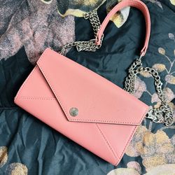 EUC Rebecca Minkoff Peach Wallet On Chain