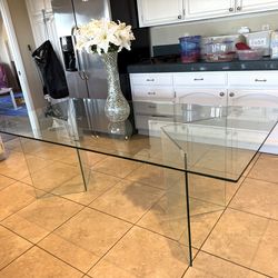 Large Glass Table